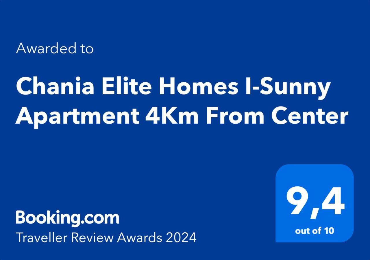 Chania Elite Homes I-Sunny Apartment 4Km From Center Dış mekan fotoğraf